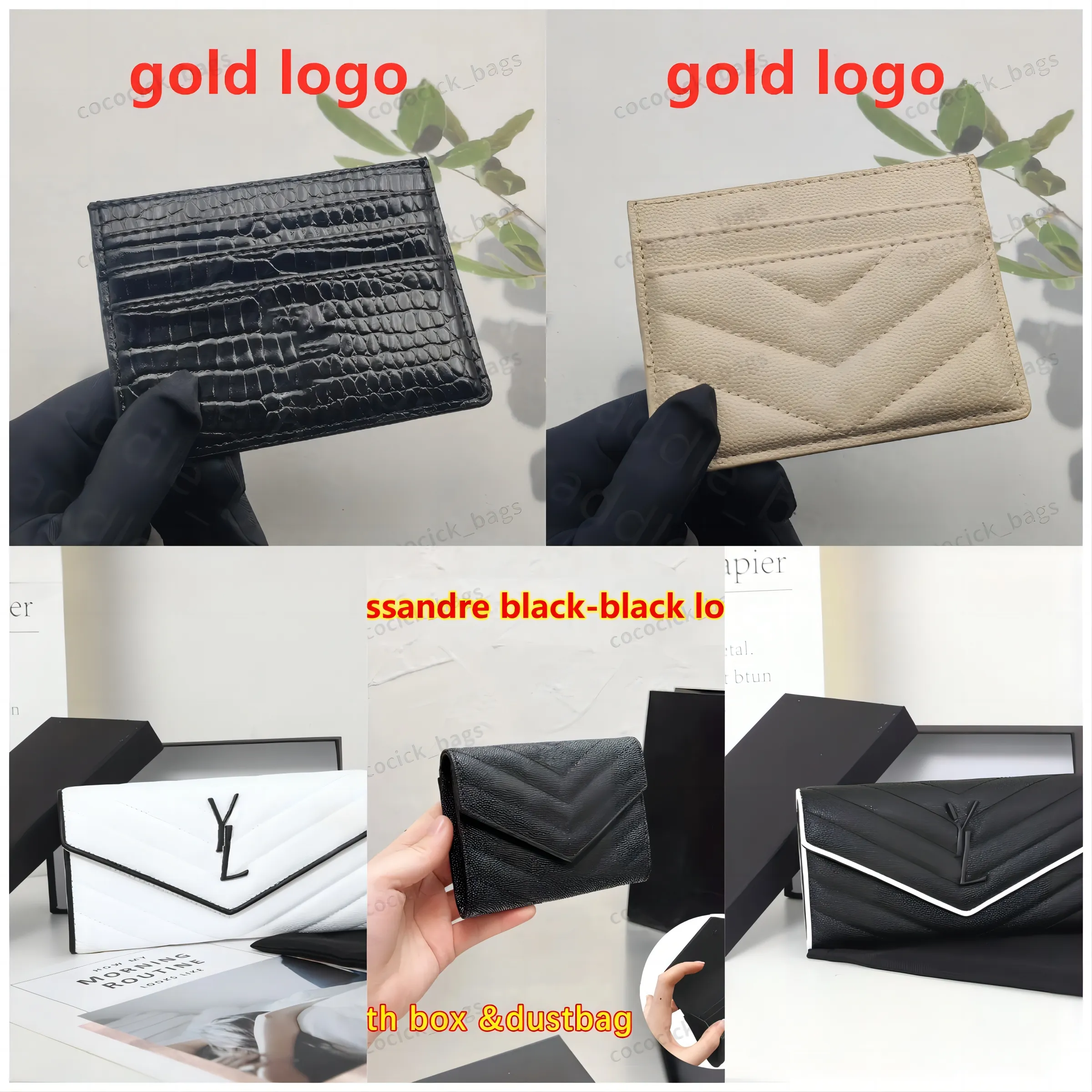 Designer Wallets Famous Purses Ladies Coin Purse Seat Ladies Handbag Designer Luxury Purse Ladies Credit Card Classic Pocket Designer card bag with original box