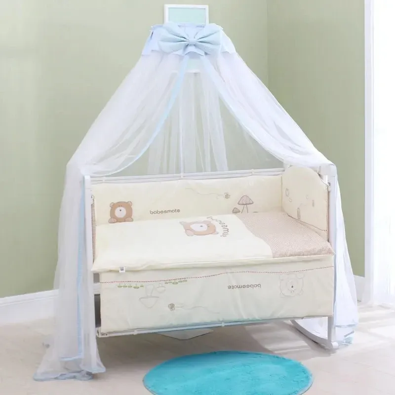Conjuntos dobráveis Infantil Bed Capa Completa Mosquito Rede Canopy Verão Summer Baby Dome Dome Universal Mosquito Rede Crianças Supplimentos de Cama