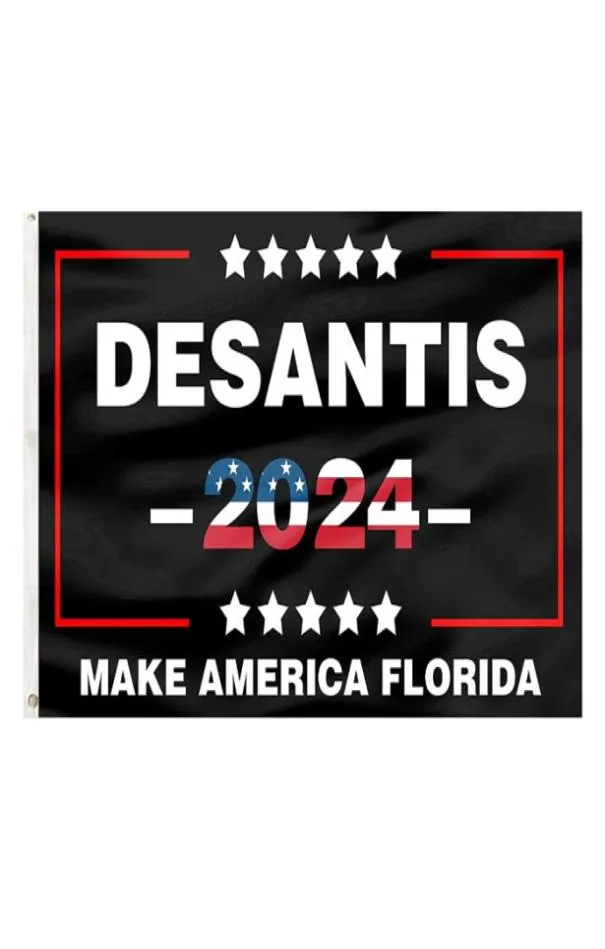 DeSantis 2024 Make America Florida Amerikan 3039 x 5039ft bayraklar 100d polyester açık afişler yüksek kaliteli canlı renk ile 4071622