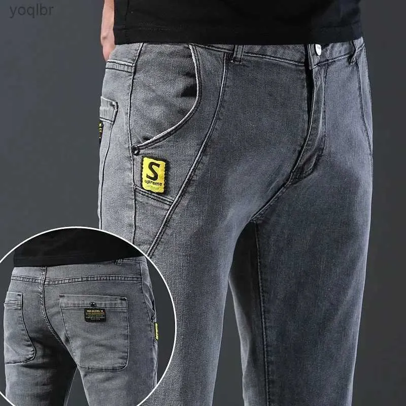 Mäns jeans 2024 NYA MENS SPRING/SUMMER KOREAN EDITION COMMONT