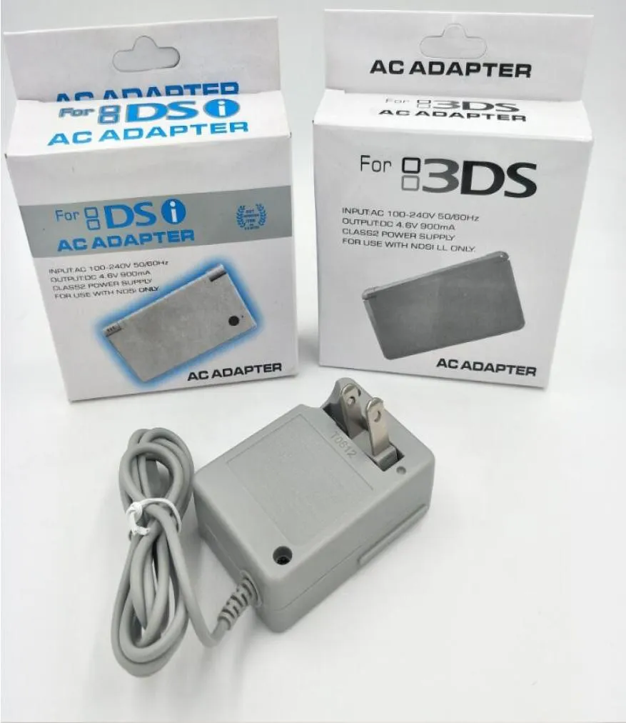 For Nintendo NDSi 3DS 3DSXL LL Dsi lite US plug AC Power Charger Adapter Home Wall Travel Battery Supply Cable Cord2920012