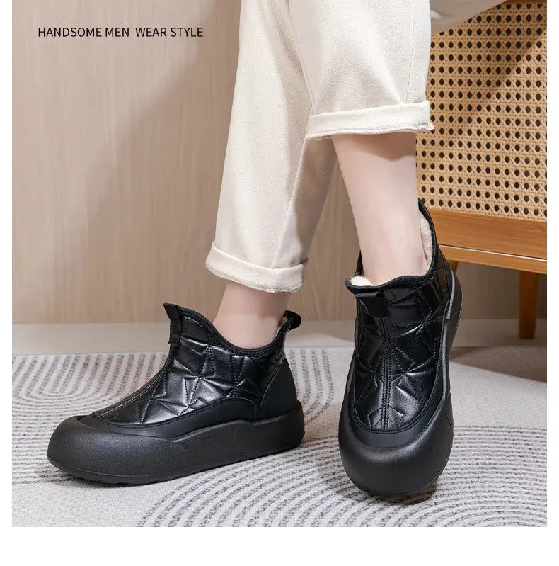 Winter platform snowboots dames warm gevoerd waterdichte schoenen_voghion.com