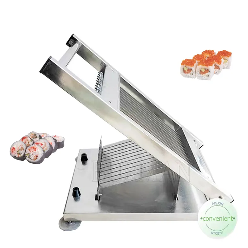 Przenośna instrukcja podręcznika gorącej sprzedaży Sushi Roll Maszyna do cięcia sushi
