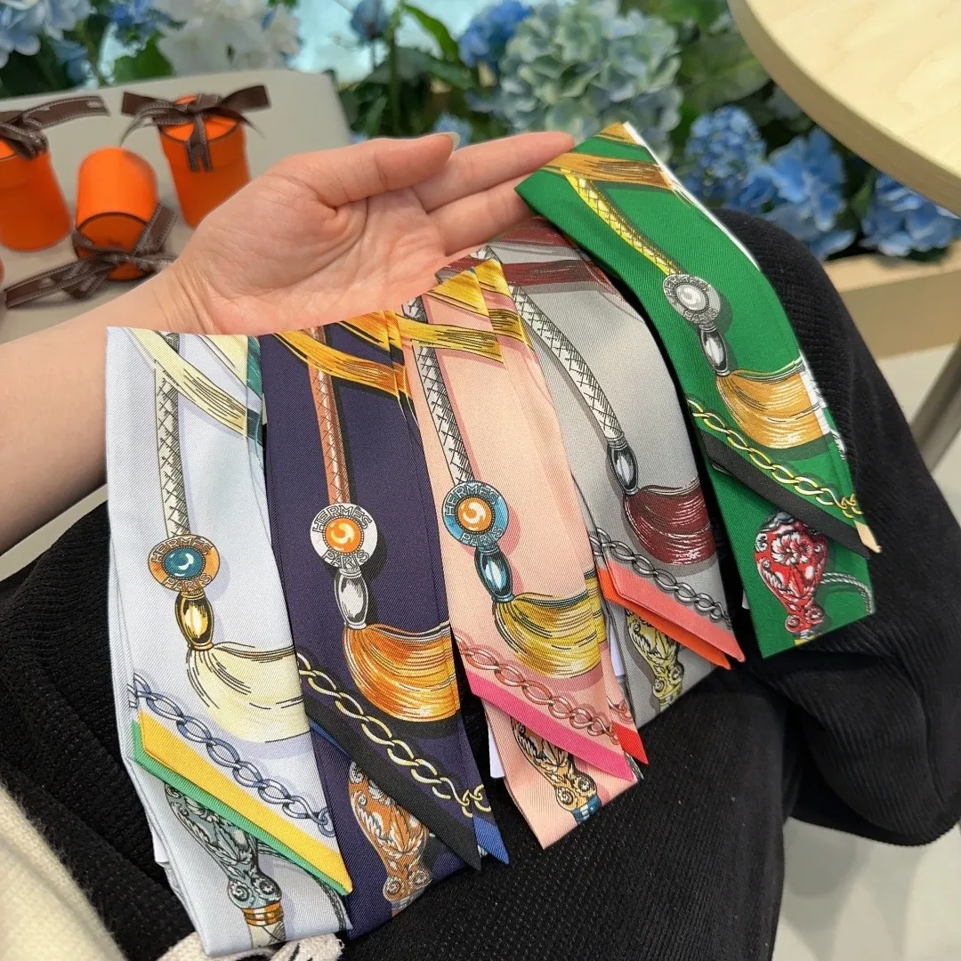 Designer Doppelschicht Stirnbandschal modisches Bag Accessoires Gürtel Ausgezeichnetes Hand fühlen luxuriöse Frauenschals