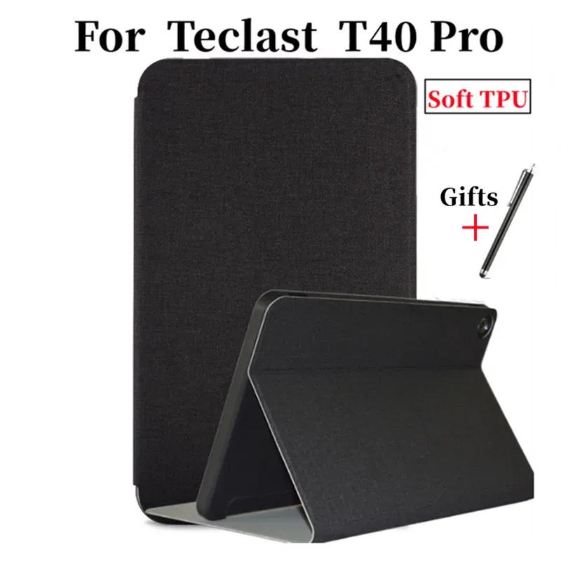 Case Stand Case Cover voor Teclast T40Pro Tablet PC, Beschermende case voor Teclast T40 Pro+gratis geschenken