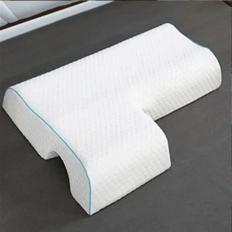 Coppia di cuscini cuscinetto foot di memory foam ortopedico proteggere la vertebra cervicale rilascio del braccio dolori cuscinetto per dormiente laterale