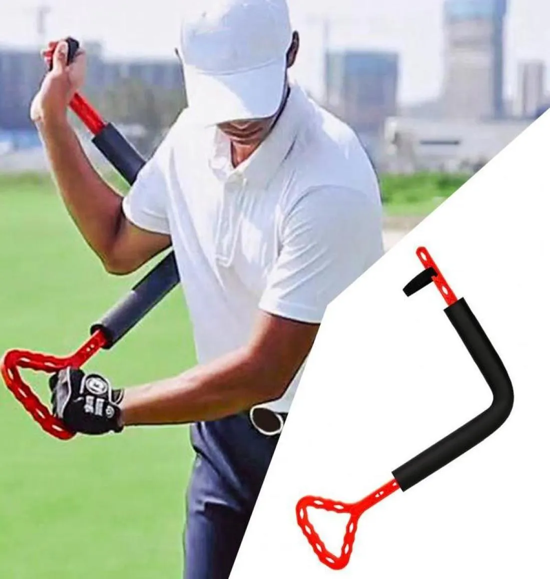 Swing Traineur Swing Mouvement de plan durable Correction de golf de golf Correcteur de golf AIDS 2204095488711