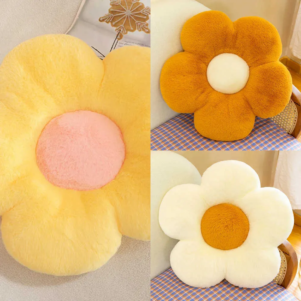 Baut Carriers Crates Houses Flower Pet 3D Cotton Dog Bed Non Slip Base House Circular Carpet Mat Ware Sleep Nest 240426