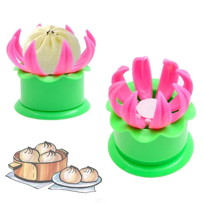 Moldes de cozinha Diy pastelaria fabricante de bolinhos de bolinhos chineses Baozi Baking and Pastry Tool Fonsed Byled Bun Bathing Bun Bun Maker 1pcs