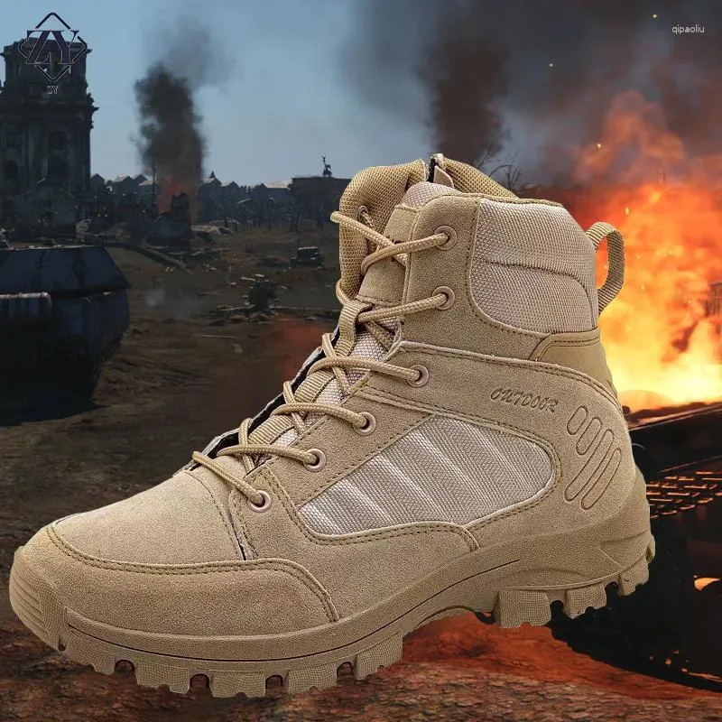 Casual Shoes Combat Boots Outdoor Mountaineering Tactics Desert Jungle Training Men's Boot Wear-resistant Military