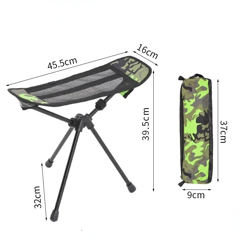 Sedia a esterno a pieghevole portatile sgabello a triangolo a triangolo leggero sedia da pesca da campeggio leggera da campeggio leggero