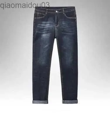 Men's Jeans Stretch Autumn/Winter Mens Jeans Mens Straight Pants and Versatile PantsL2404