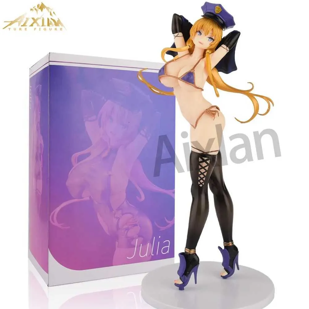 Action Toy Figures 27cm Julia 1/7 AMAKUNI AmiAmi Itsukaichi Japanese Anime Adult Figure Toy Anime Game PVC Action Figure Collectible Model Doll Toy Y2404259TIL