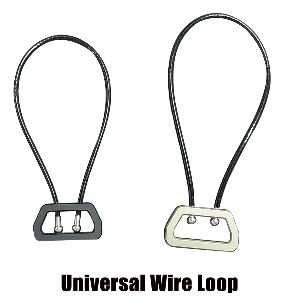 Tillbehör som jaktar Gun Tactical Universal Wire Loop Sling Connection Adapter Stål Kabel Snabbutsläpp MOMST AIRSOFT