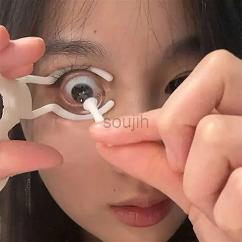 Kontakta linstillbehör Kvinnor Eye Care Contact Lens Inserter Remover Plast Soft Tip Pickar Stick Wearing Tool Lens Accessories D240426