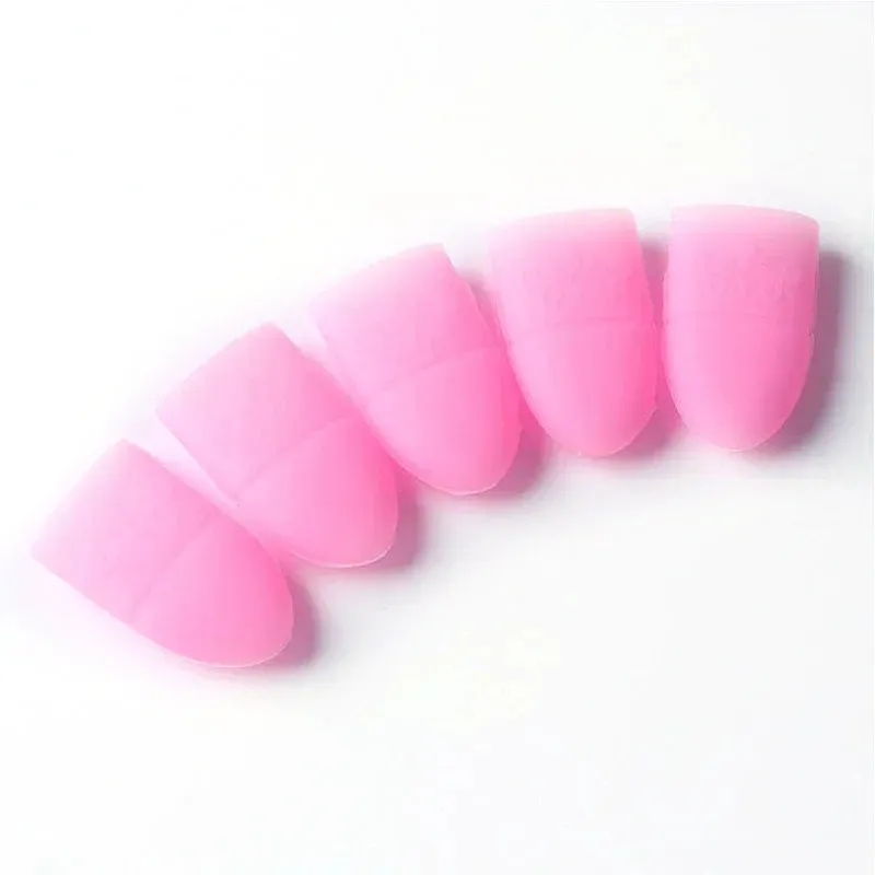 / Set Silicone Nail Art trempage Clips Clips Varnis UV Gel Polon Remover Enveloppe d'outil d'outil d'ongle Outils de manucure de manucure