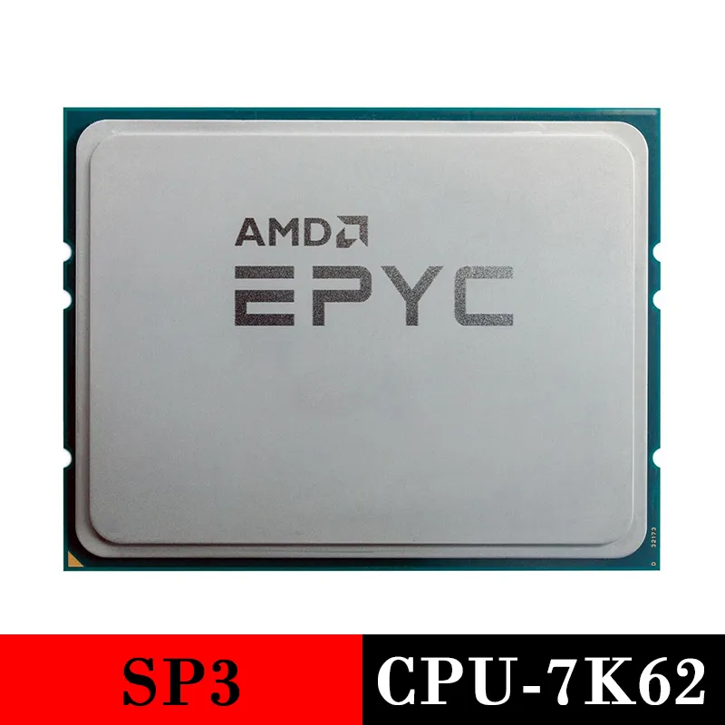 Processeur de serveur utilisé AMD EPYC 7K62 CPU SOCKET SP3 CPU7K62