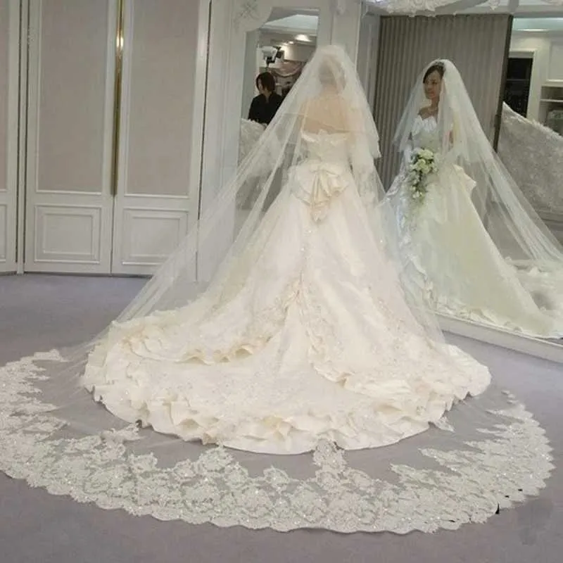 2 T Wedding Veil