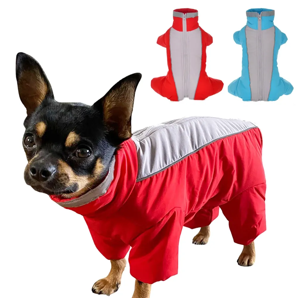 Jackets Pet Dog Jumpsuit Winter Thicken Warm Clothes for Small Medium Dogs Cat French Bulldog Jacket Coat Chihuahua Waterproof Overalls