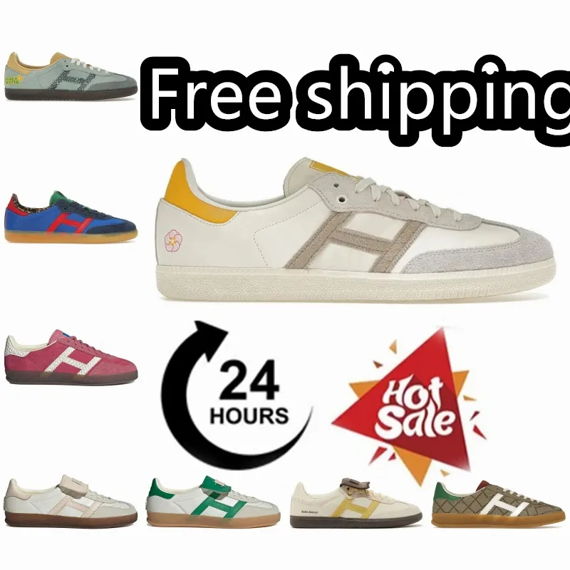 2024 Designer Leopardskor Män kvinnor Yellow Navy Gum Night Shadow Black Brown Green White Grey Casual Shoe Sports Sneakers Clearance Free Frakt