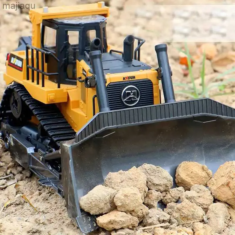 Electric/RC Car Zhengduo remote-controlled truck 8CH RC bulldozer control car toy boy amateur engineering new Christmas giftL2404