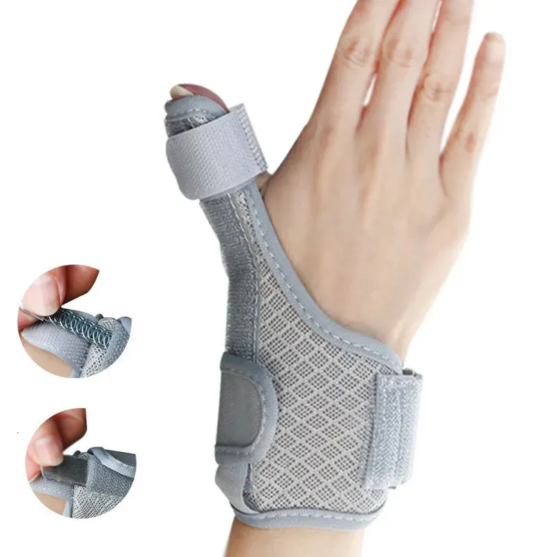 1pc tumme spica splint reversibel hand tume handledsspår trigger finger stabilisator skydd tummen stöd för artrit smärta unisex 240425