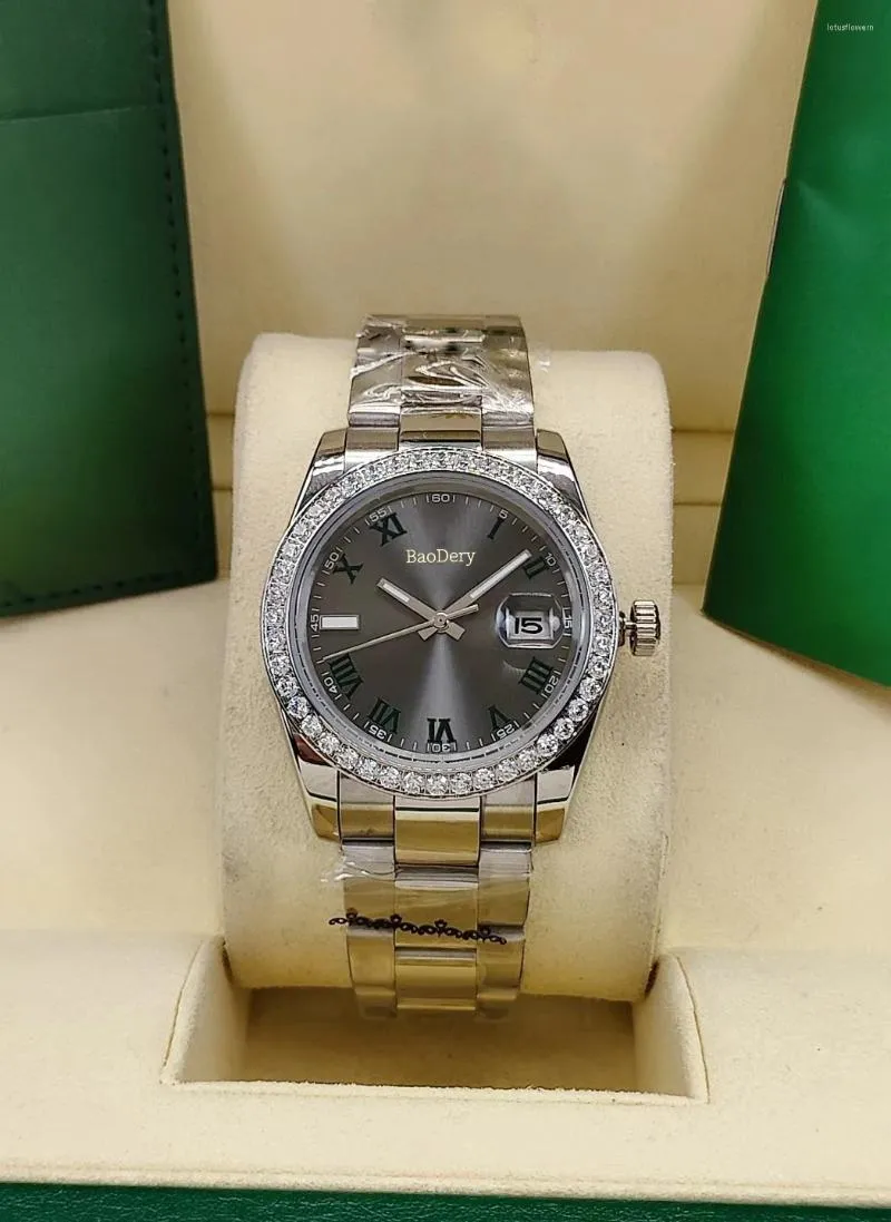 Relógios de pulso 36mmlegans Women's Watch Watchwatch com rosa de ouro - um acessório atemporal para a senhora consciente da moda com D D