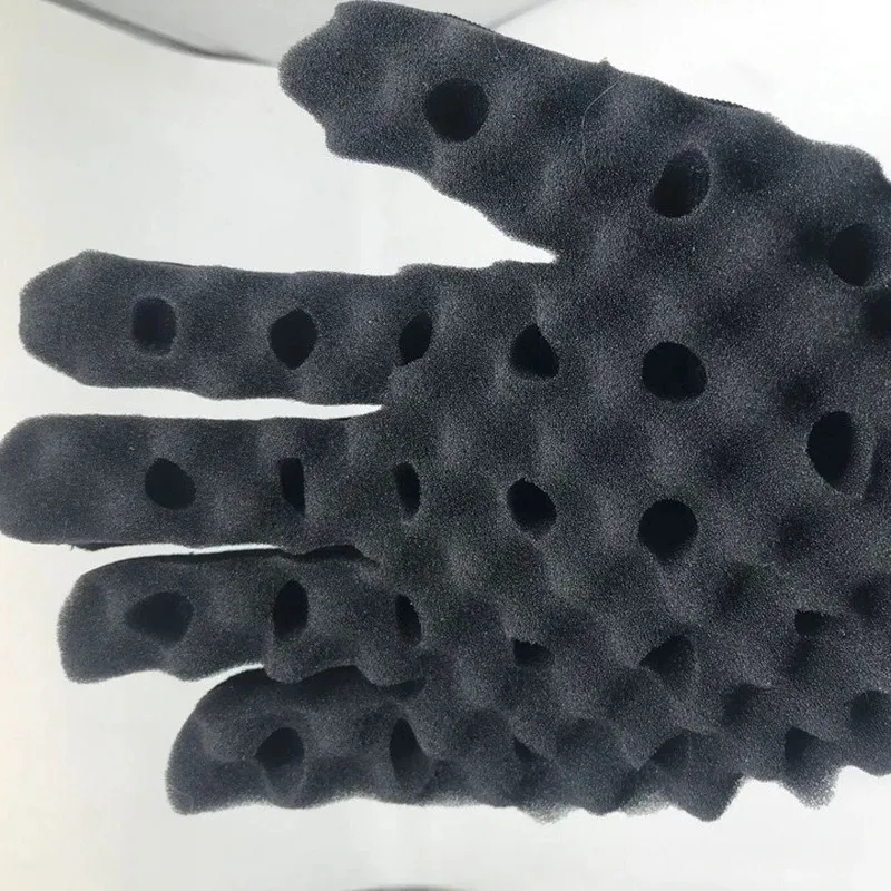 Nowy sklep fryzjerski Męskie włosy Braider Twist Sponge Gloves African Hair Styling Fell Coman Hair Curls Forki Pianka do salonu Glove For Męskie Fryzury