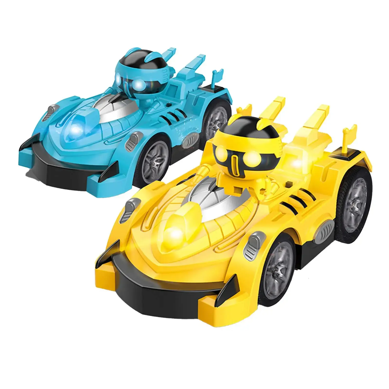 2Pcs Remote Control Toys Bumper Car Crash Bounce Ejection Light Party Favor Durable High Speed for Adults Teens Children Holiday