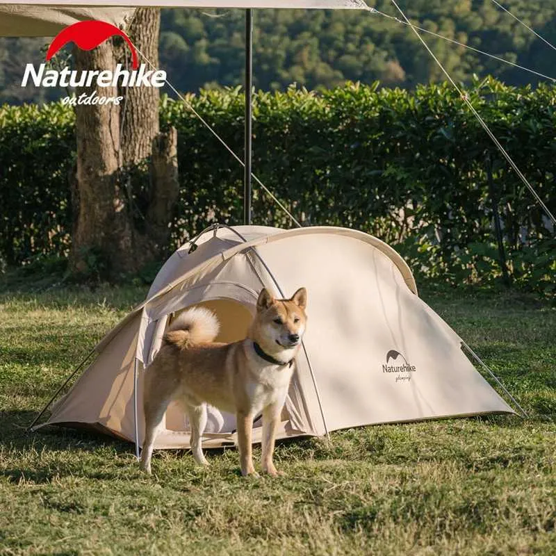 Carries de gatos Crates Casas NatureHike portátil Pet Ten Tent Cat House Pet Gage Cat Ten Playpen Puppy Coug House Simples Caso de cachorro ao ar livre 240426