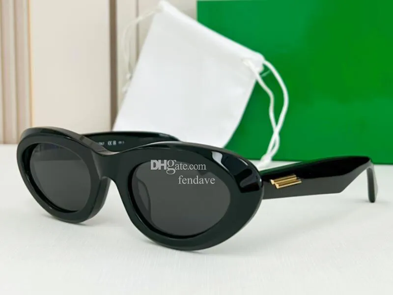 5A Okulasy Botega 1191S 1212S okrągłe okrągłe okulary przeciwsłoneczne Designer Designer Eyewear dla mężczyzn Women 100% UVA/UVB z okularami Fendave