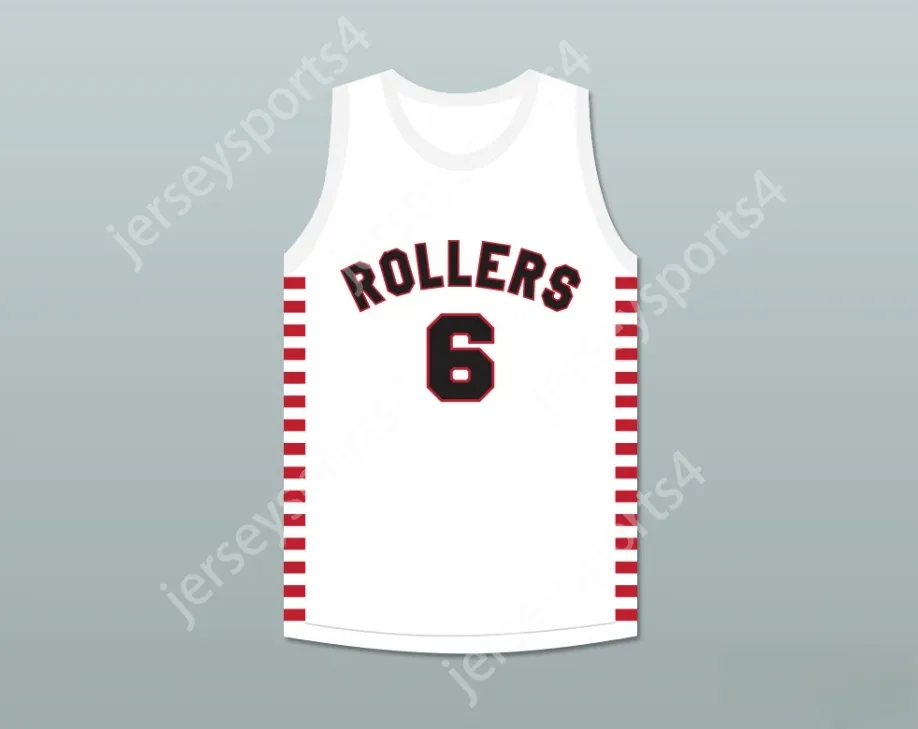 CUSTOM NAY Name Mens Youth/Kids HANK BEENDERS 6 PROVIDENCE STEAMROLLERS WHITE BASKETBALL JERSEY 1 TOP Stitched S-6XL