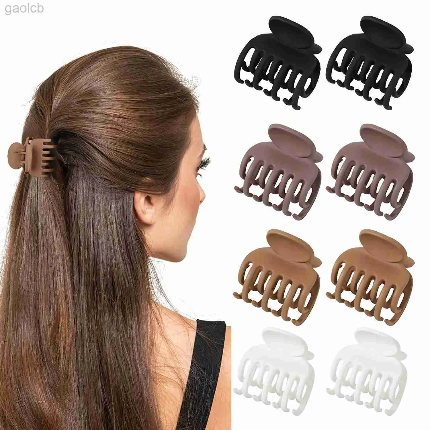 ヘアクリップbarrettes for women for women girls double row tight medium hair clips matte claw clips for tin hair slipヘアクリップ