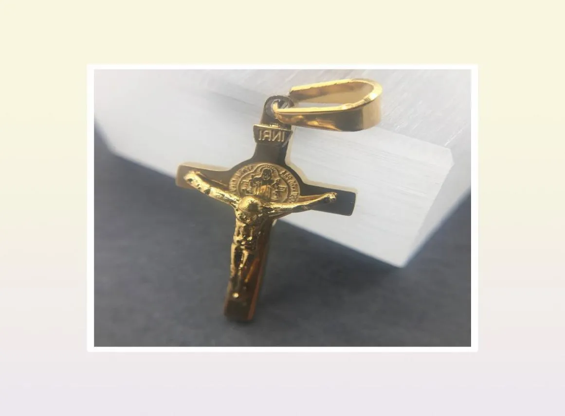 2020 Hoge kwaliteit luxe 316L roestvrijstalen keten Jezus religieuze brief hanger ketting voor vrouwen mannen charme fijne sieraden5696395