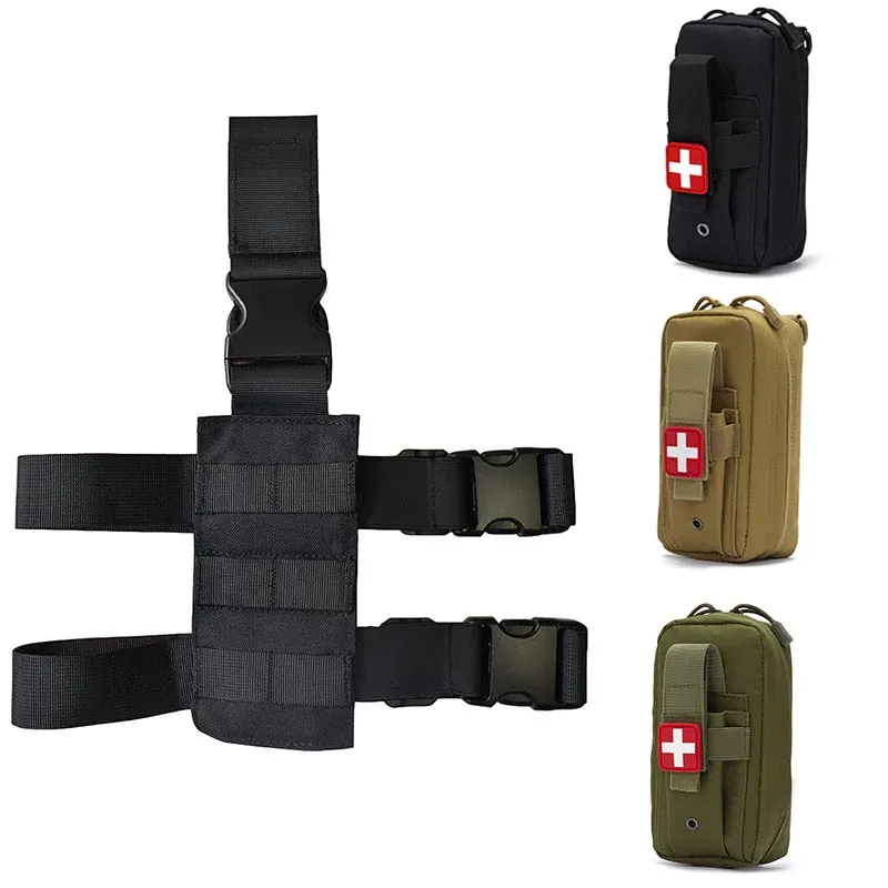 Sacs Tactical High Moll Rig Edc Pouch Medical EMT Emergency First Aid Kit Pouche survie