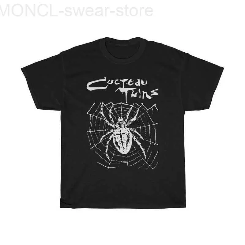 Camisetas masculinas Crop Crop Top Spider Spider web gótico harajuku punk homens soltos mulheres camise