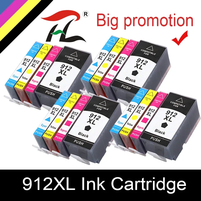 Controls 912 Xl 912xl 917xl Ink Cartridge Premium Color Compatible Printer Ink Cartridge for Hp Officejet 8010 8012 8015 8020 8025 Etc