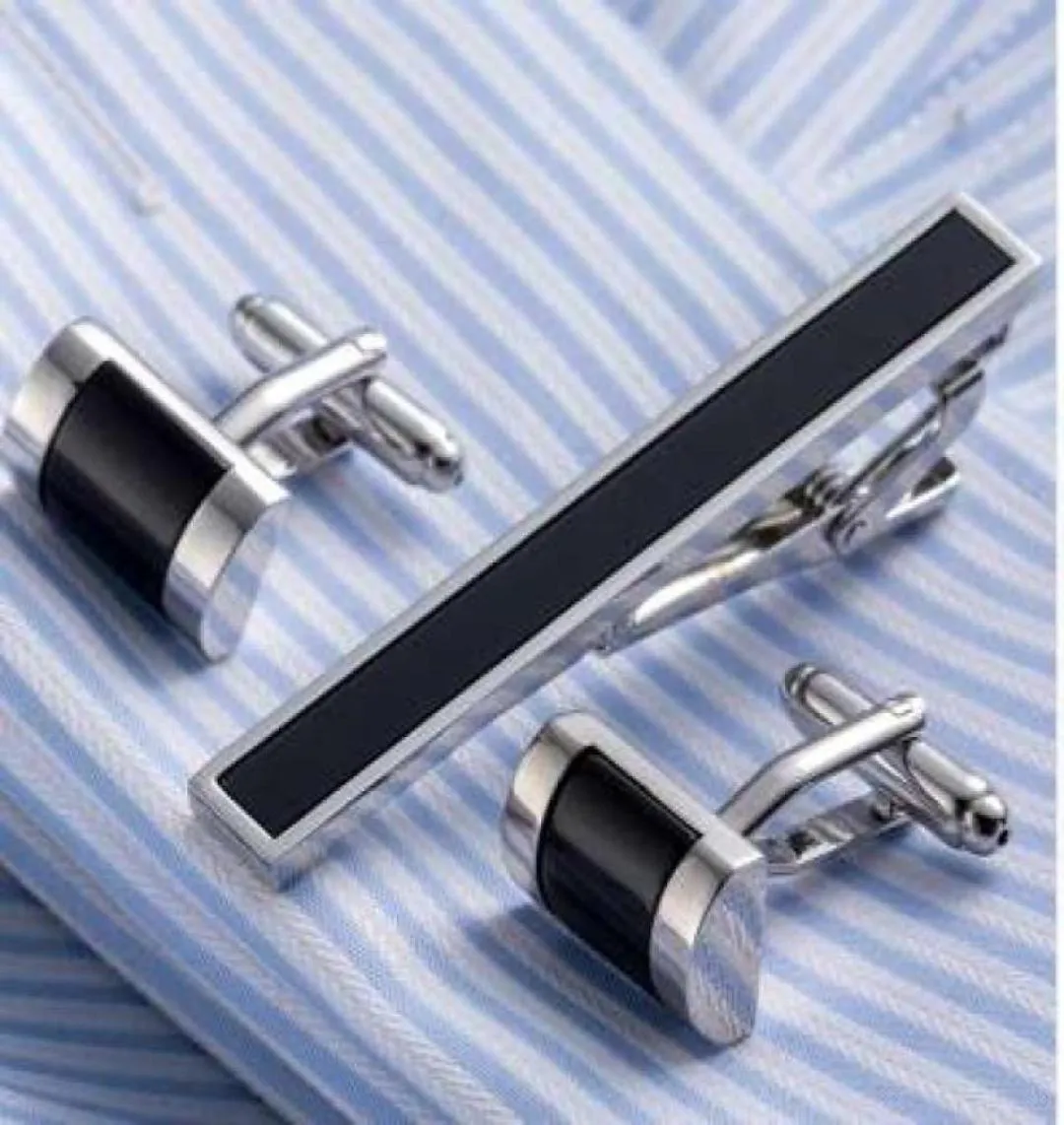 Luxury Vagula Tie Clip Cufflinks Set Top Quality Tie Tie Pin Cuff Set Ensemble de liens de barre de cravate entier 5377325887006516