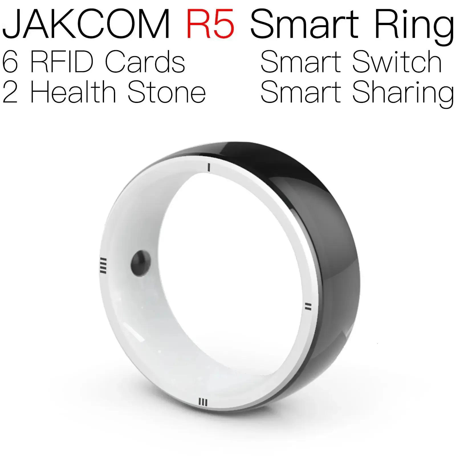 JAKCOM R5 SMART RING FÖR MÄN KVINNER OFFICIAL TABLET 5 MAX FIT Watch Smartch Smartmi ZigBee Temperatur Fuktighet Sensor 240423