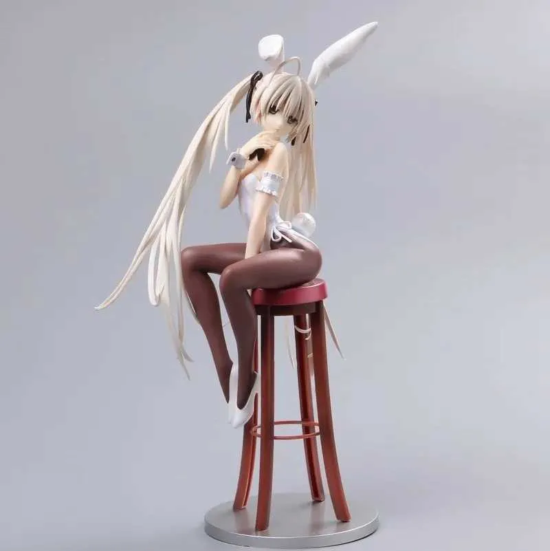 Action Toy Figures 15cm Yosuga ingen Sora Anime Figur Kasugano Sora Sexig Bunny Girl PVC Action Figure Host Computer Chassis Decor Car Ornament Toys Y240425568W