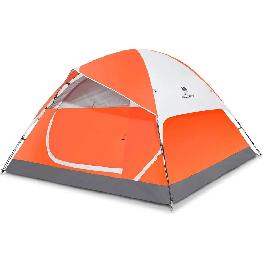 Tendas para acampar 4 pessoas tenda de tenda à prova d'água mochila portátil leve 240422