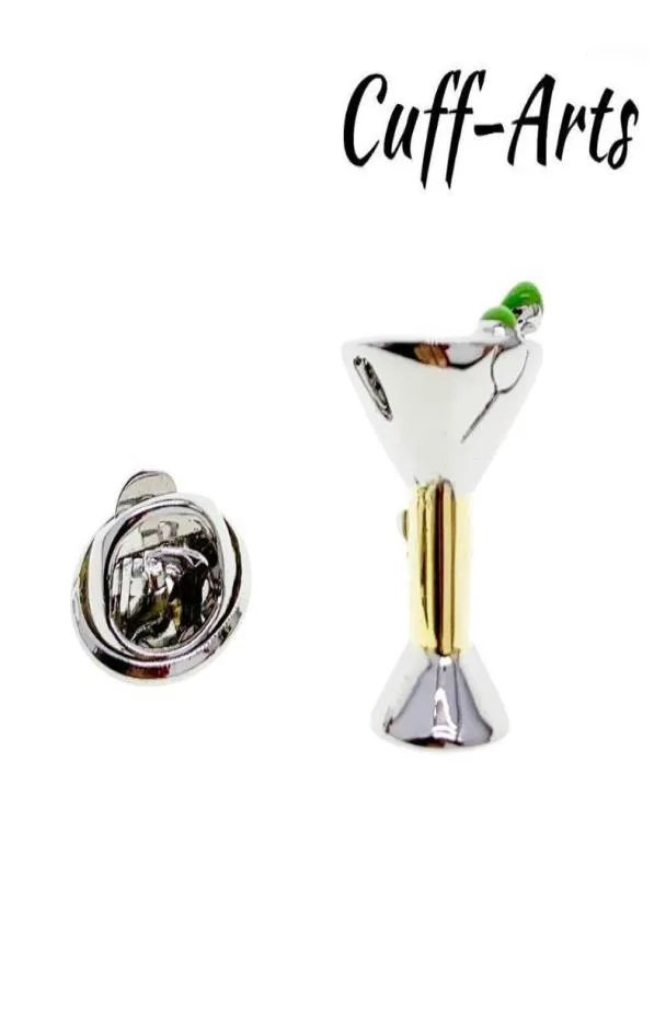 Pins broszki z klapami odznaki dla mężczyzn koktajl Martini Glass 2021 Klasyczna nowość autorstwa Cuffarts P1036918480779