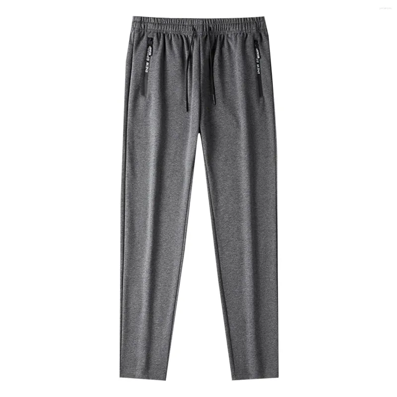 Męskie spodnie sport dla mężczyzn Elastyczne wysokie duże spodnie długie spodnie wszechstronne swobodne streetwearne spodnie joggera ropa hombre
