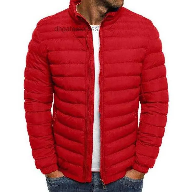 Vestes pour hommes Hiver Man Veste chaude emballable Light Mens Down Puffer Bubble Ski Coat matelass