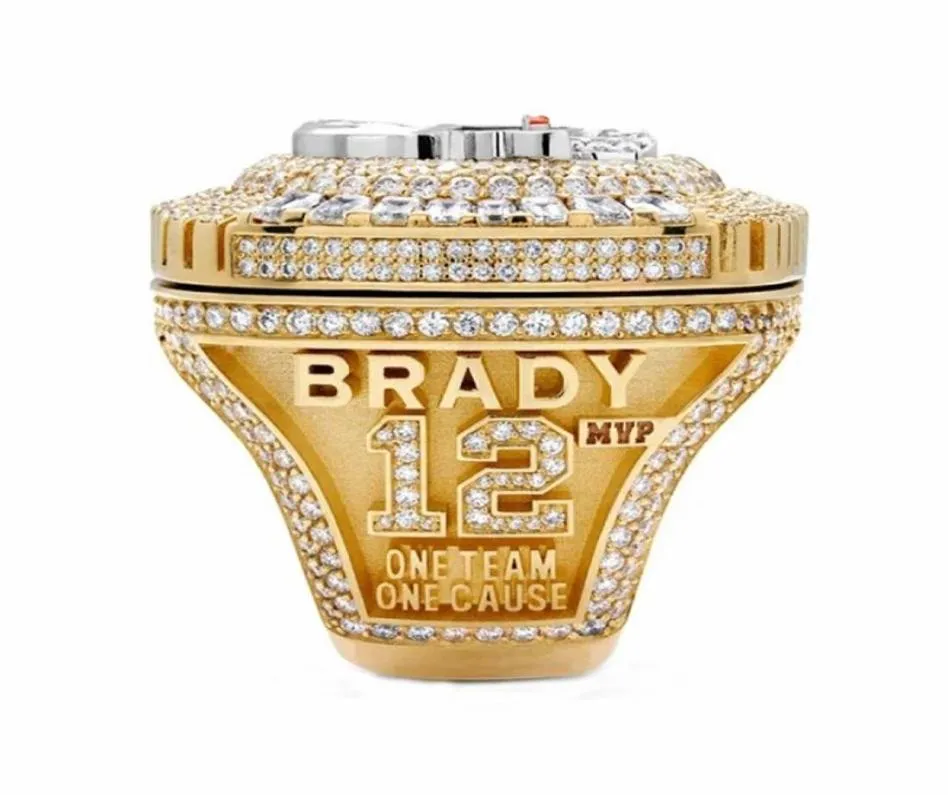 Падение для сезона Tampa Bay Tom Brady Football Ship Ring Кольцо для любого спортивного кольца, у нас есть сообщение 2109242276426