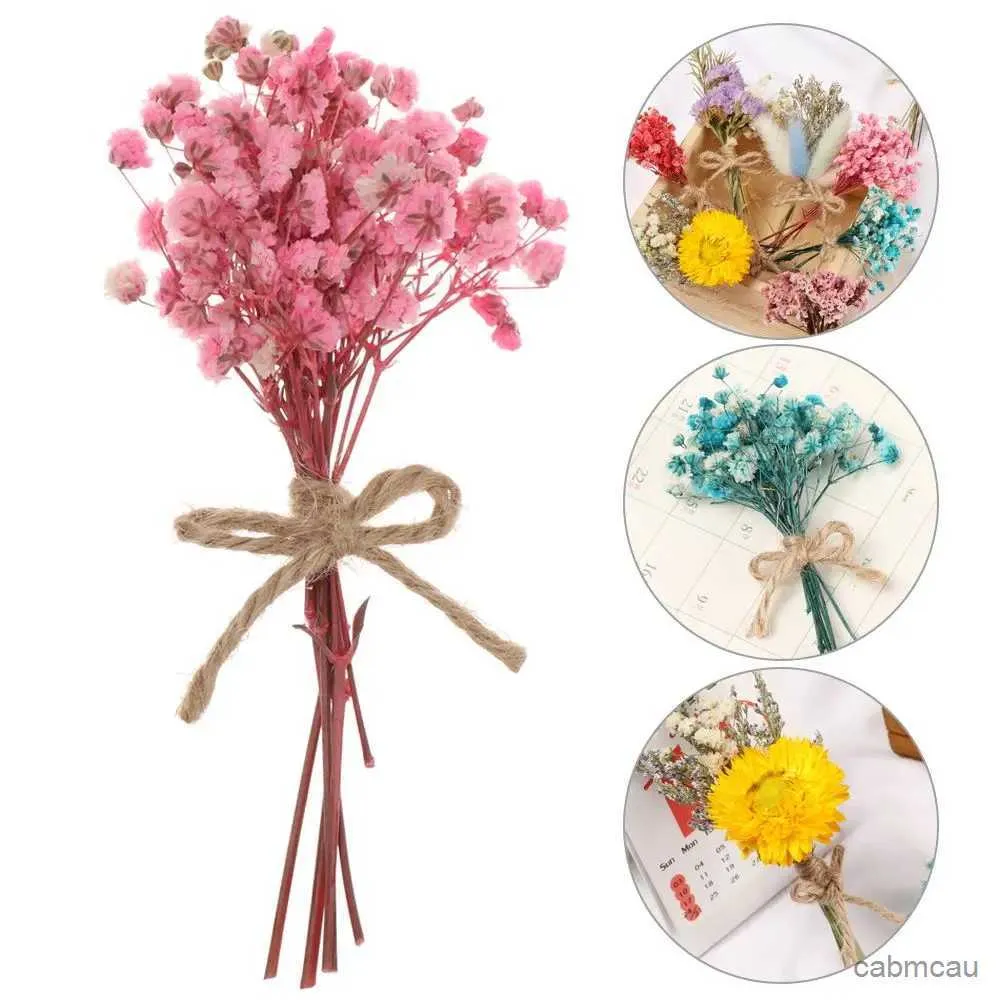 Gedroogde bloemen Een stel mini Natuurlijke gedroogde bloemen Bouquet Bruiloft Tafel Decoraties Valentijnsdag Gedroogde bloemen Geschenken Foto Achtergrond