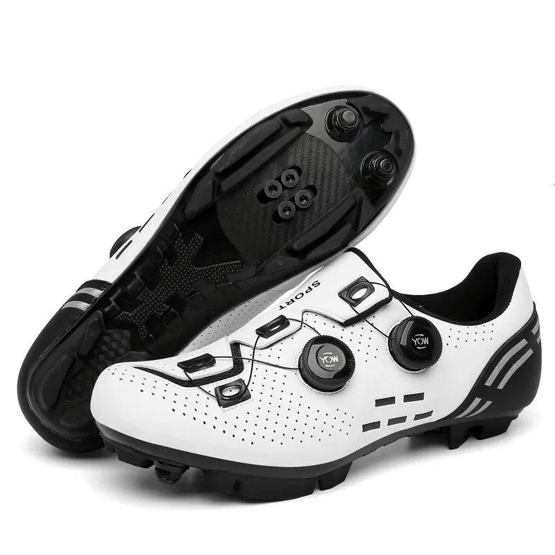 Hombres Speed Cycling Sneaker Unisex Road Bike Zapatos Cadrados Capas sin deslizamiento Mujeres al aire libre Montaña Motante Calzado SPD 240416