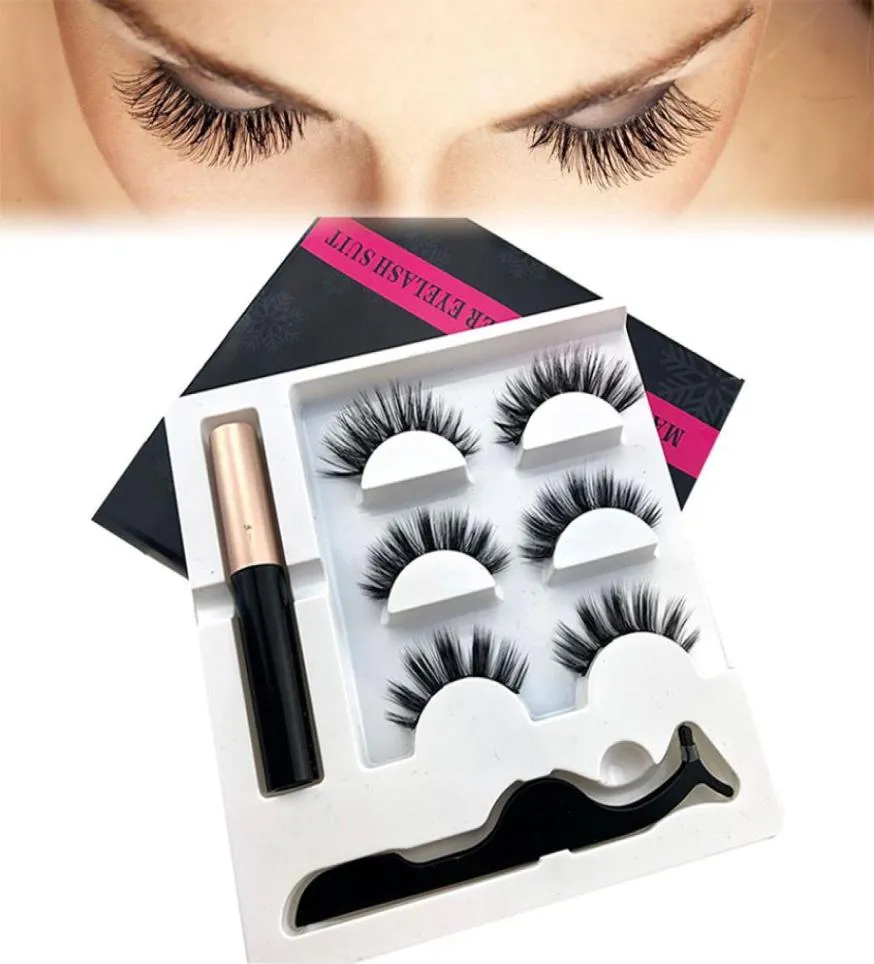 3D Mink Eyelashes Magnetic Eyeliner False Eyelashes 5D FAPE FAPE Extension Magnet Lash Eye Lashes Makeup4928463