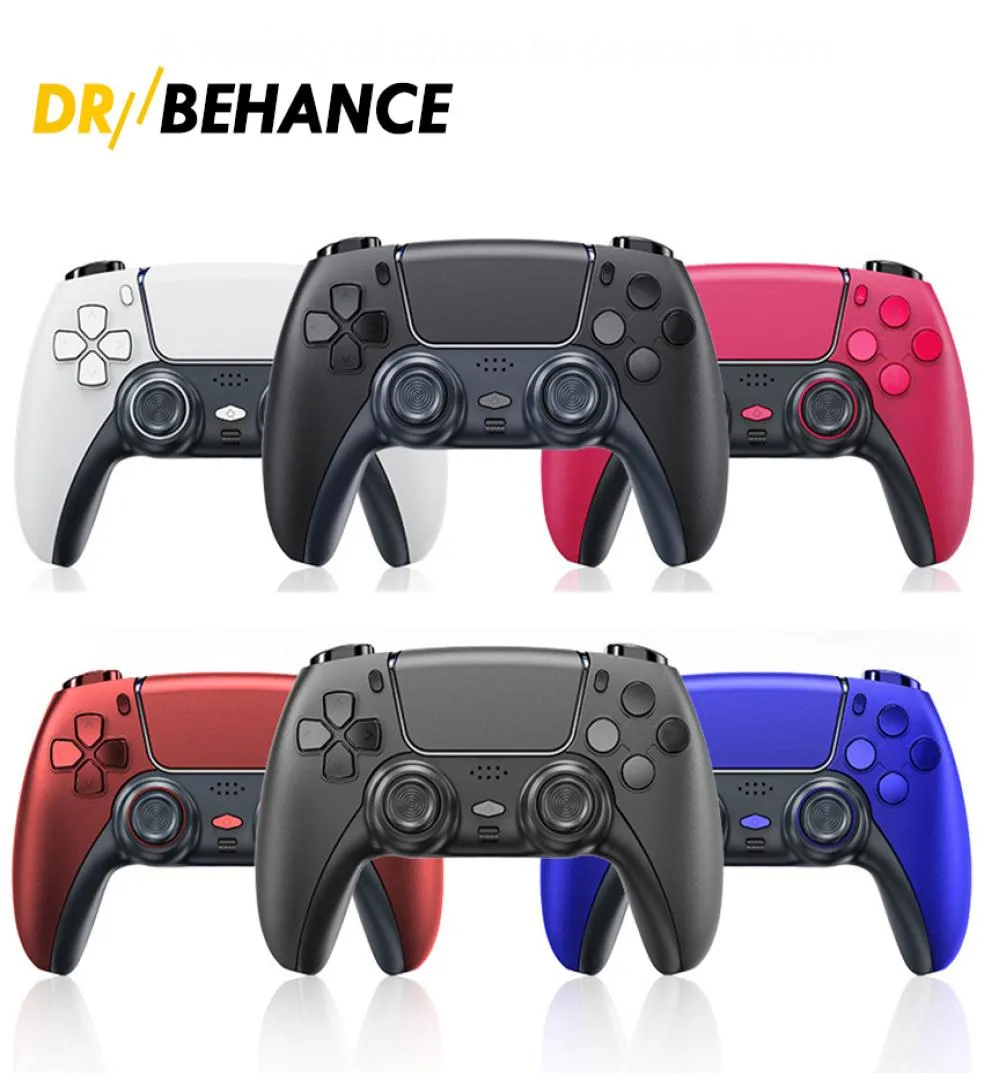 PS4 Wireless Bluetooth Controller 12 Color Vibration Joystick Gamepad Game Controller för Sony Play Station med Box av DHL5740981