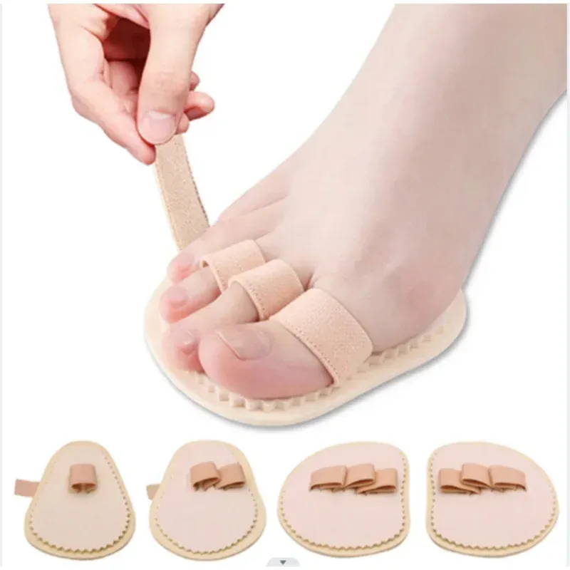 Treatment 1pc Hammer Toe Straightener Bunion Corrector Adjuster Hallux Valgus Corrector Bandage Feet Toe Separator Support Foot Pads